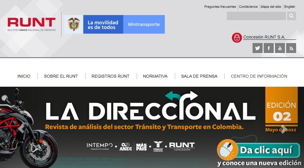 RUNT horarios de atención